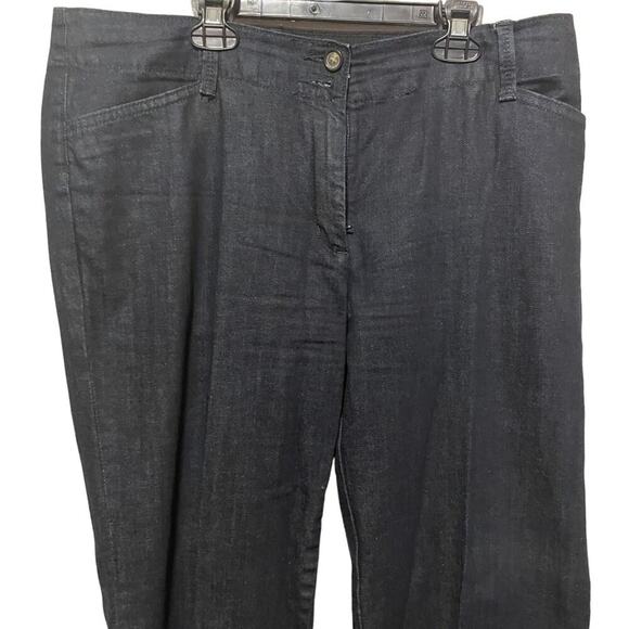 Talbots Dark Wash Signature Flare Jeans - Picture 3 of 9